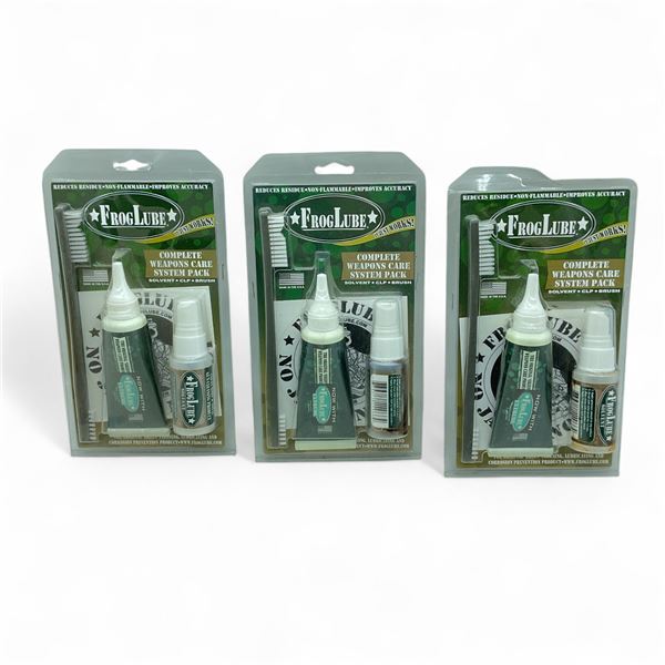 Froglube Complete Weapons Care System Pack X 3 Qty
