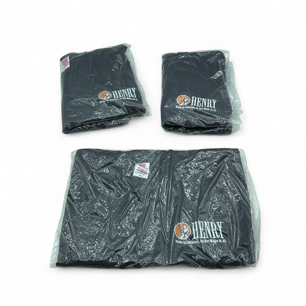 Henry Logo T-Shirt, Black Size XL X 3 Qty