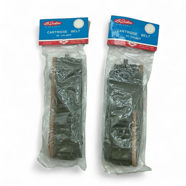 LM Dickson 30 Cal Cartridge Belt X 2