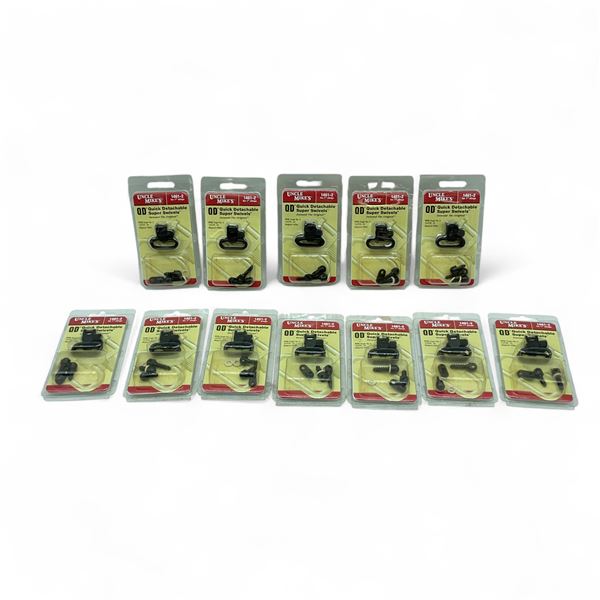 Uncle Mike's QD Super Swivels for Ruger No 3, 10/22 and 44 Magnum Rifles X 12 Qty