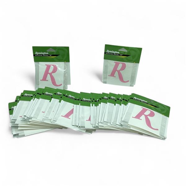 Remington 'R' Decals in Pink, Approx 50 Qty