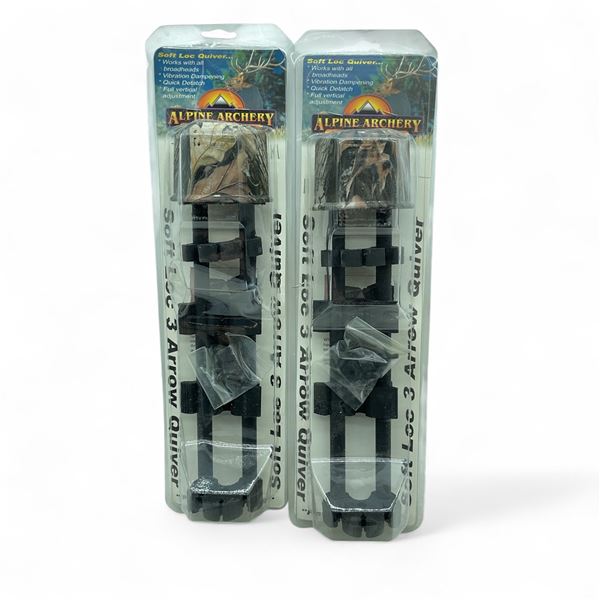 Alpine Archery Soft Loc 3 Arrow Quiver X 2