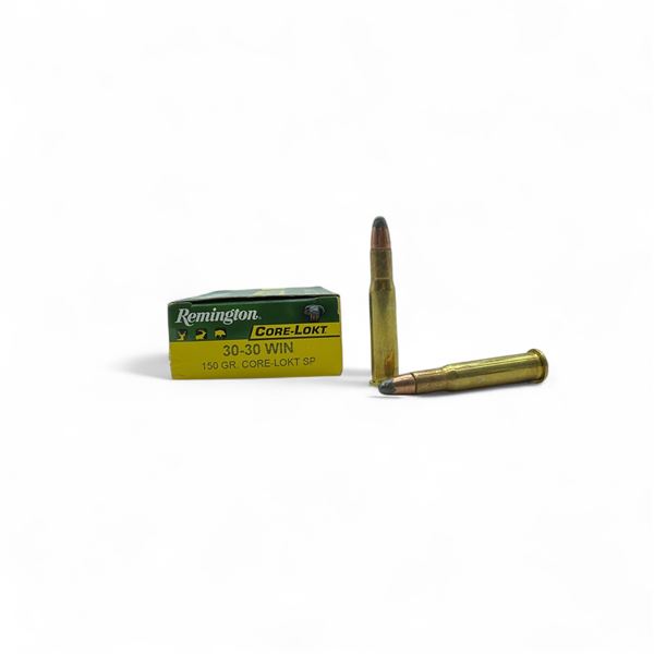 Remington Core-Lokt 30-30 Win, 150 Grain Core-Lokt SP Ammunition, 20 Rounds