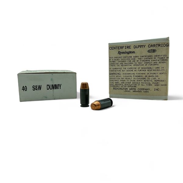 Remington Centerfire Dummy Cartridges 40 S&W Dummy, 50 Rounds