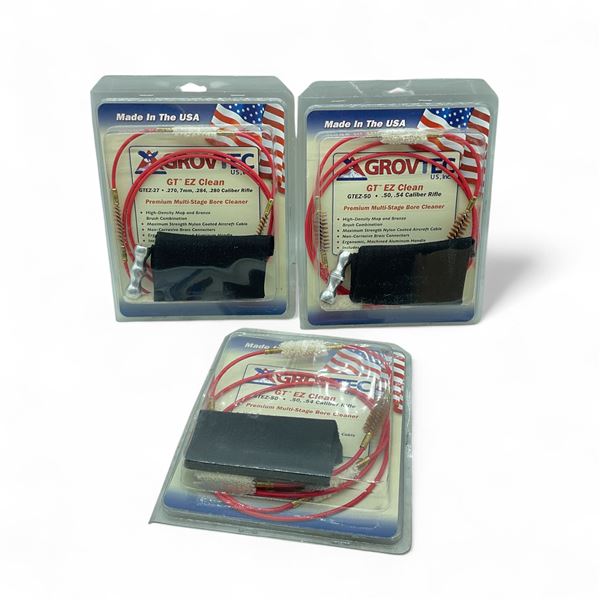 Grovtec 50/ 54 Cal Rifle Bore Cleaner X 2 and 270/ 7 mm/ 284 and 284 Cal