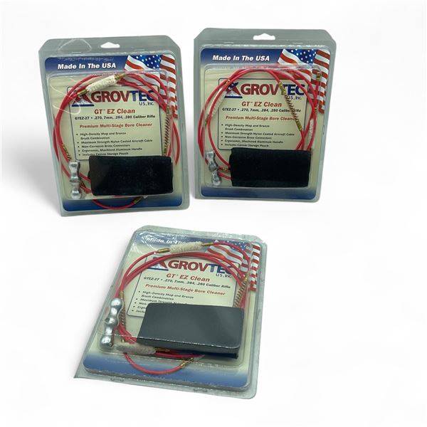 Grovtec Rifle Bore Cleaner for 270/ 7mm/ 284 and 280 Cal X 3 Qty