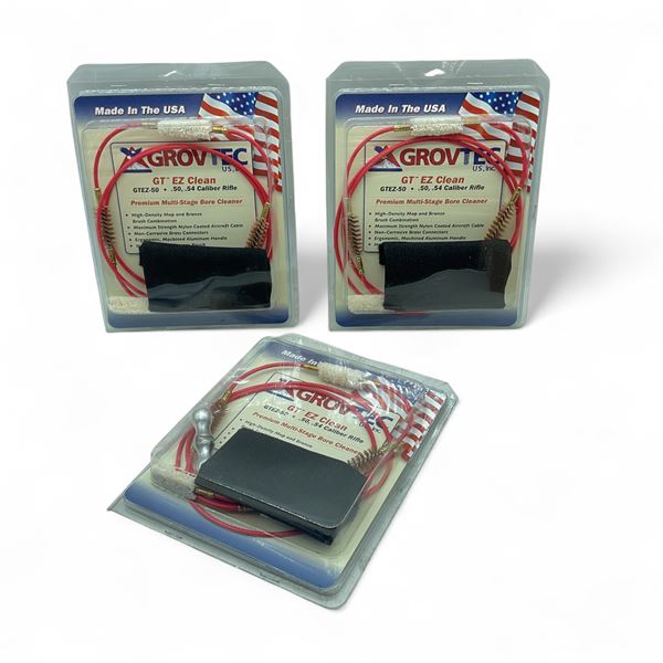 Grovtec 50/54 Cal Rifle Bore Cleaner X 3 Qty