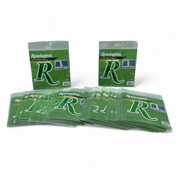Remington 'R' Decals, Green, Approx 50 Qty