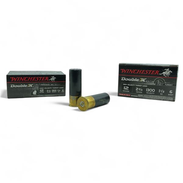 Winchester Double X High Velocity Turkey Load 12 Ga, 2-3/4", 1-1/2 oz, #6 Shot Ammunition, 20 Rounds