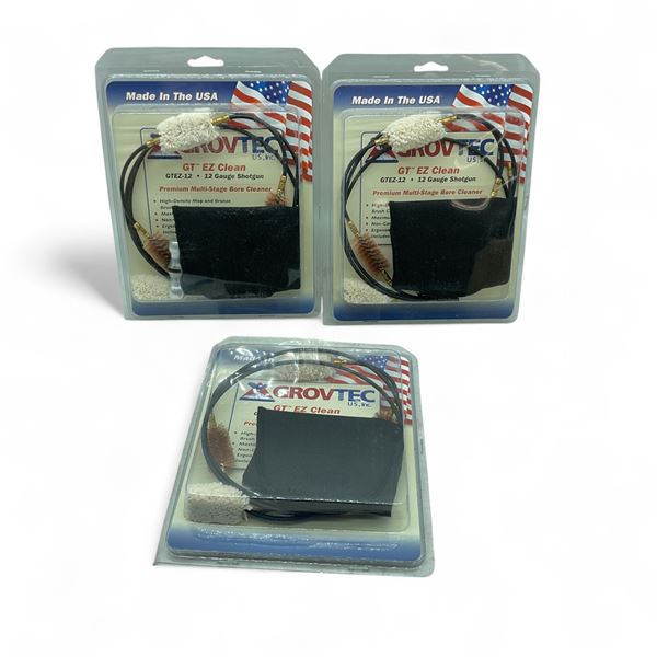 Grovtec EZ Clean Bore Cleaner for 12 Ga Shotguns X 3 Qty