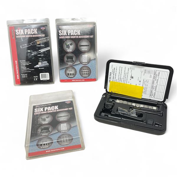 Laserlyte Six Pack Laser Bore Sighter Accessory Kit Parts