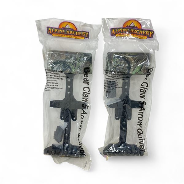 Alpine Archery Bear Claw 5 Arrow Quiver X 2