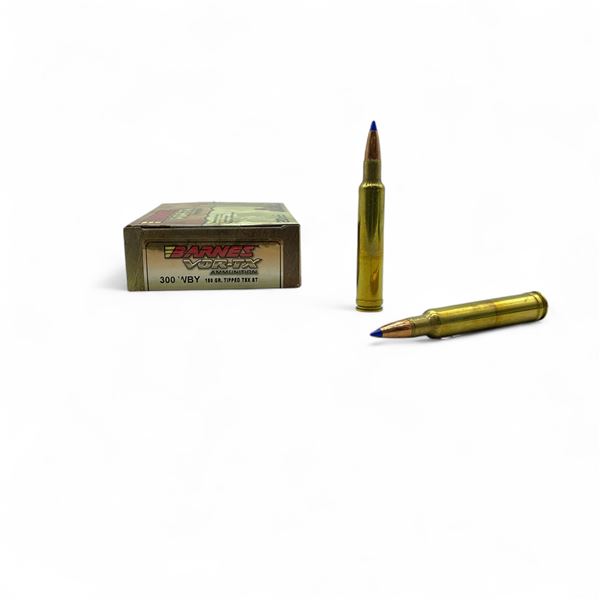 Barnes Vor-tx 300 Wby, 180 Grain Tipped TSX BT Ammunition, 20 Rounds
