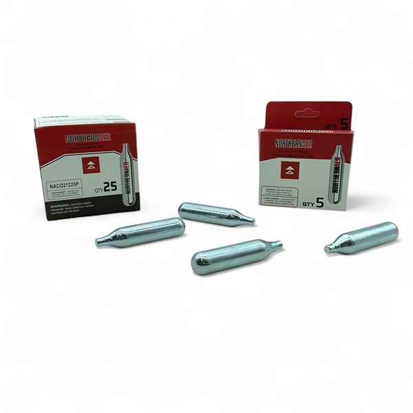 Northern AER 12g CO2 Cartridge, 30 Qty