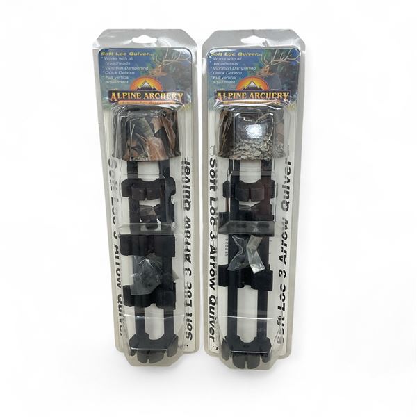 Alpine Archery Soft Loc 3 Arrow Quiver, Camo X 2
