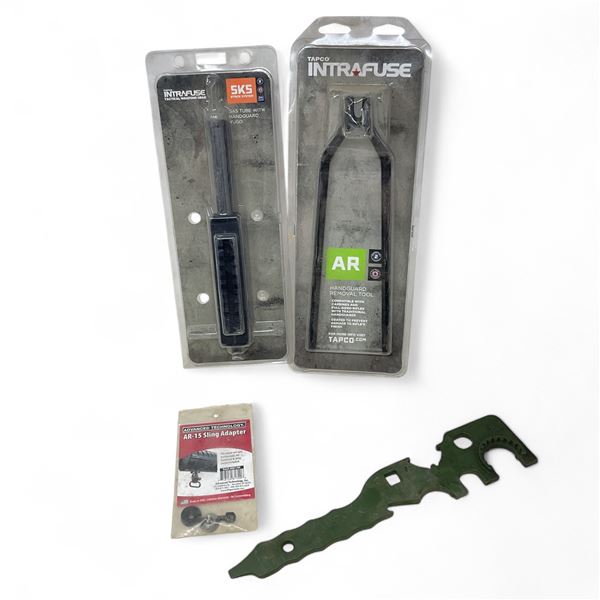 Tapco Yugo SKS Gas Tube with Handguard, AR Hand Guard Removal Tool, AR15 Sling Adaptor and AR Tool
