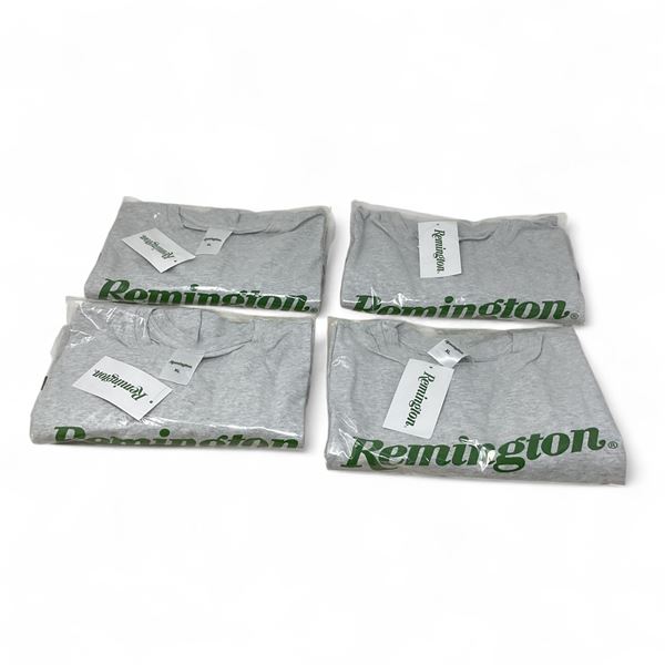 Remington Logo T-Shirts, Grey Size XL X 4 Qty