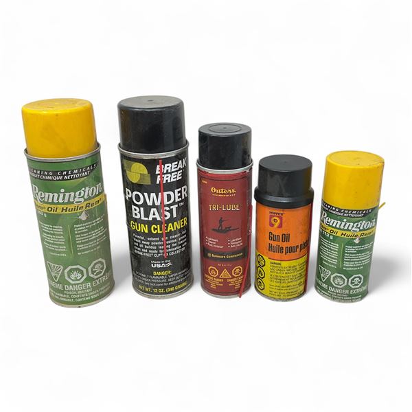 Assorted Gun Care Products