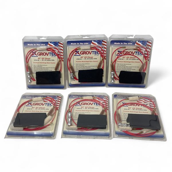 Grovtec EZ Clean Bore Cleaner for 50/ 54 Cal Rifle X 6 Qty, New