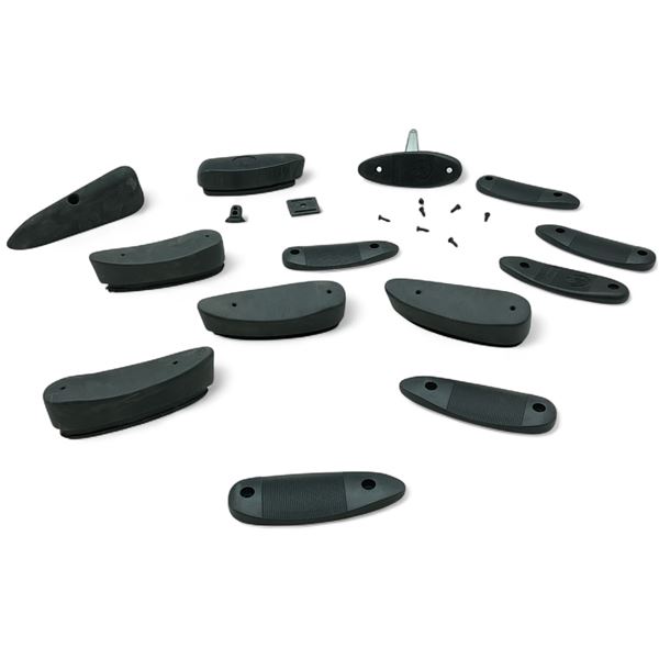 Assorted Butt Plates with Some Hardware