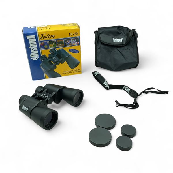 Bushnell Falcon 10x50mm Binoculars with Carry Case