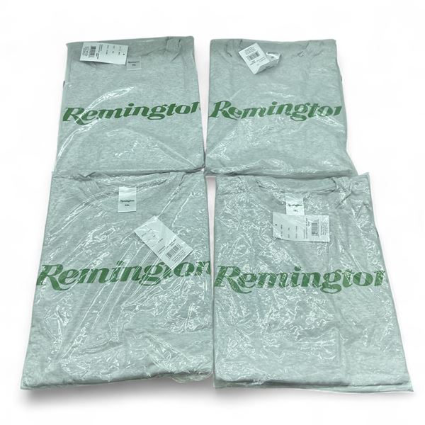 Remington T-Shirt, Grey, Size: 3X-Large X 4 Qty