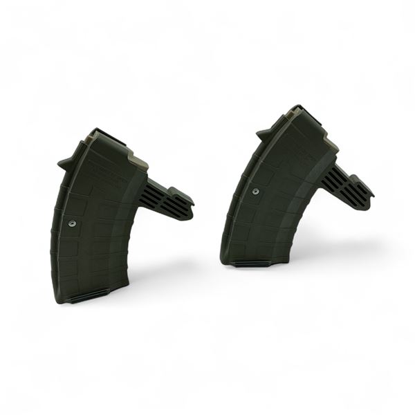 Tapco Intrafuse SKS Rifle Magazine, 20 Rounds Pinned to 5, Olive Drag X 2 Qty
