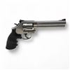 Image 2 : Smith & Wesson 686 Stainless Revolver .357 Magnum 6" Barrel Black Grips, Restricted