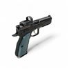 Image 3 : CZ Shadow 2 Semi Auto Pistol 9MM 4.75" Barrel Blue Grips With Vortex Venom 6MOA Red Dot, Restricted