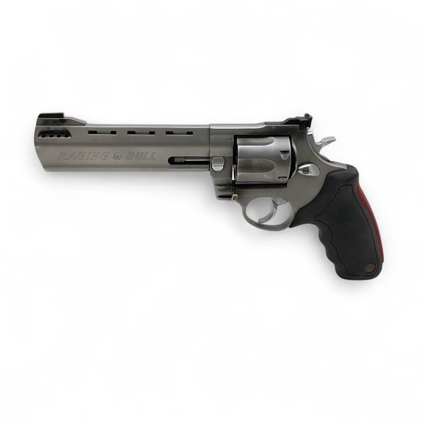 Taurus Raging Bull Revolver .44 Magnum 6.5" Barrel Stainless With Rubber Grips, Restricted