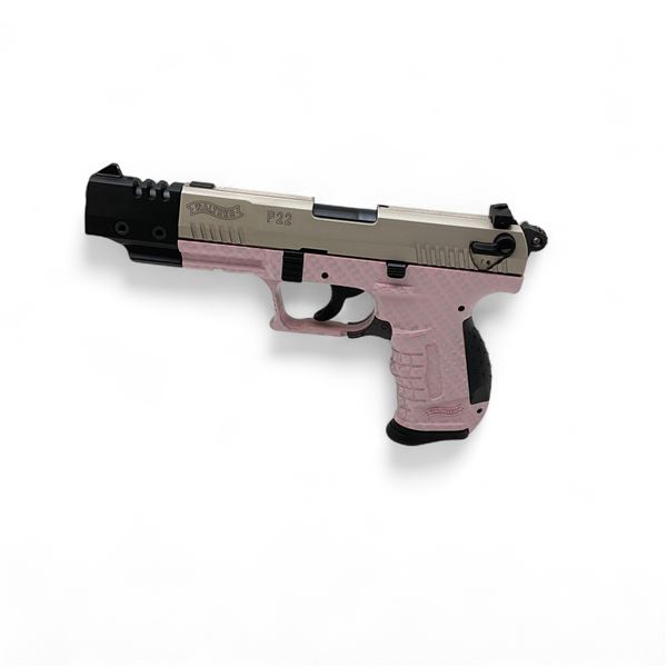 Walther P22 Semi Auto Pistol .22LR 5" Barrel Stainless and Pink, Restricted