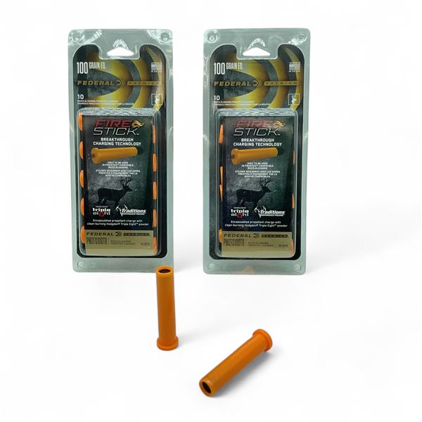 Federal Premium Fire Stick 100 Grain EQ Muzzleloading Firestick Charges, 20 Qty