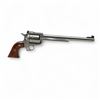 Image 2 : Ruger New Model Super Blackhawk Stainless Revolver .44 Magnum 10.5" Barrel Wood Grips, Restricted