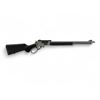 Image 1 : Smith & Wesson 1854 Stainless Lever Action Rifle .45-70 Govt 20" Barrel Black Synthetic Stock, New