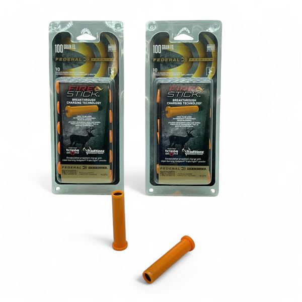 Federal Premium Fire Stick 100 Grain EQ Muzzleloading Firestick Charges, 20 Qty