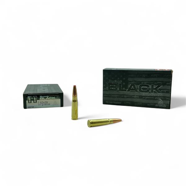 Hornady Black 7.62x39, 111 Grain MFX Ammunition, 40 Rounds