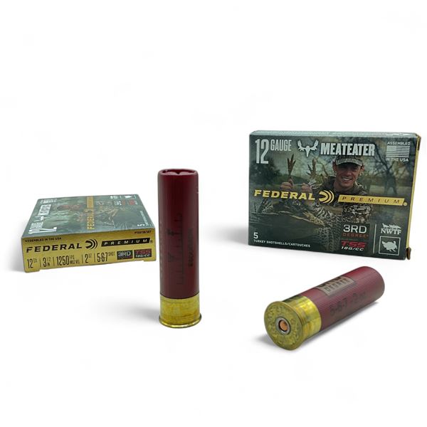 Federal Premium 12 Ga, 3-1/2", 2 oz, 5-6-7 Shot 3rd Degree, TSS 18 G/cc Ammunition, 10 Rounds