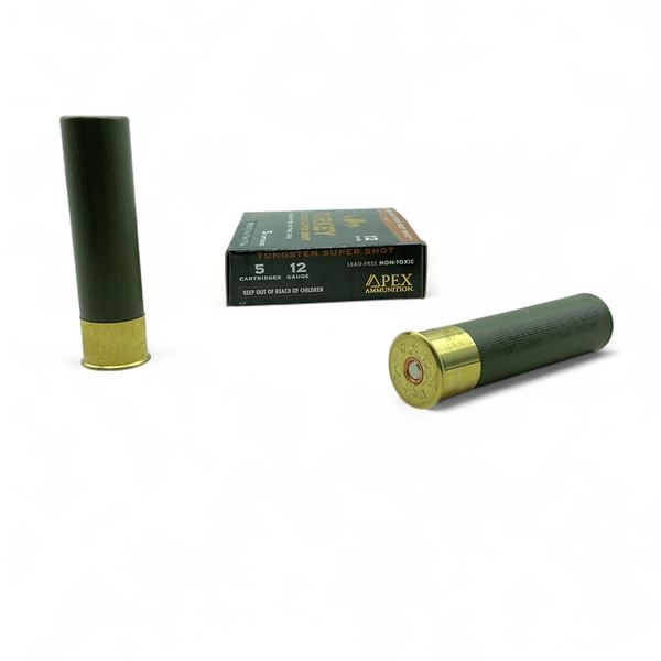 Apex Turkey Tungsten Supershot 12 Ga, 3-1/2", 2-1/2 oz, 7 Shot Ammunition, 5 Rounds
