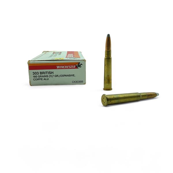Winchester Super X 303 British, 180 Grain Silvertip Ammunition, 19 Rounds
