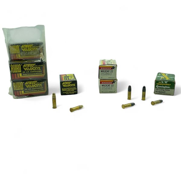 Assorted .22 LR Ammunition, Approximately 430 Rounds