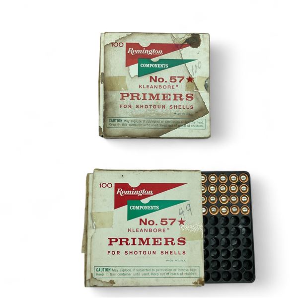 Remington Components #57 KleanBore Primers for Shotgun Shells, Approximately 135 Qty