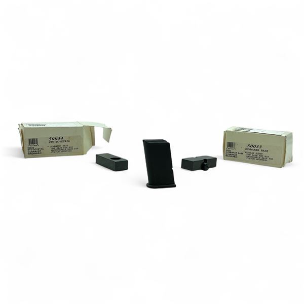 Assorted Gunmaker Machinable Bases and Polymer Faux Magazine