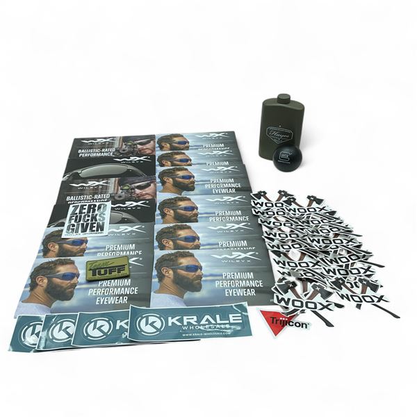 Assorted Promotional Material and Stickers