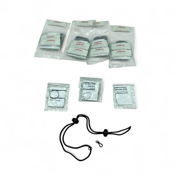 Sure Fire Model Z34 Lanyard Kit, Bezel/ Tail Cap Lanyard Kit for 6P, 6R & 9P Flashlights X 5 Qty