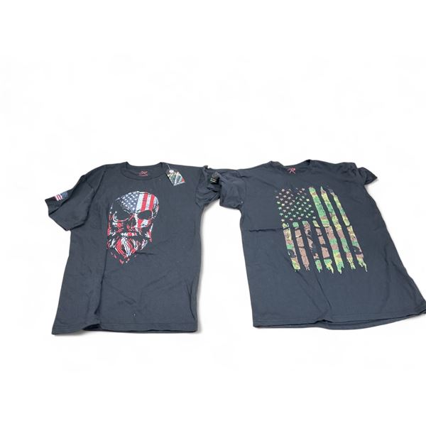 Rothco U.S Flag Shirt, Size: Large X 2 Qty