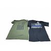 Image 1 : Rothco U.S Flag/ Veteran Shirt, Size: Large and Rothco U.S Flag "Thin Blue Line" Shirt, Size: Large