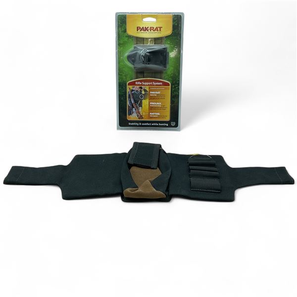 Pak-Rat Rifle Support System and The Outdoor Connection Wing Bag Fabric/ Synthetic Nu-Buc, Unfilled