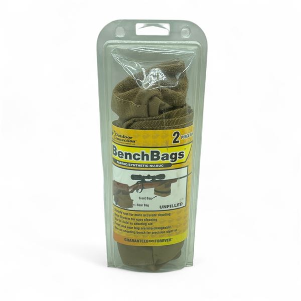 The Outdoor Connection 2 Piece Bench Bag Set, Fabric/ Synthetic Nu-Buc, Unfilled