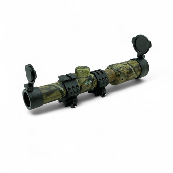 Weaver Kaspa Series 1-4x24mm Scope, Ballistic-X Calibrated for Shotgun/ Muzzleloader Reticle
