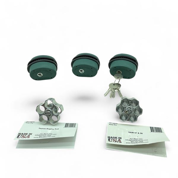 5 Star Firearms Speed Loaders X 2 Qty and Keyed Trigger Locks X 3 Qty